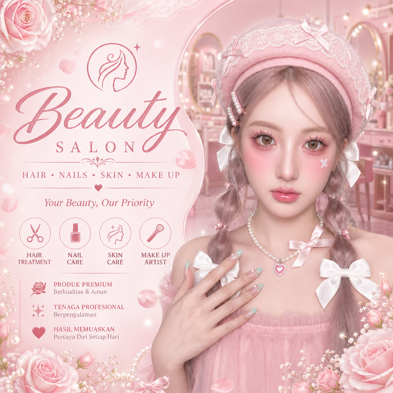Beauty Salon Bikin Punya “Versi Diri Terbaik” Tanpa Berlebihan